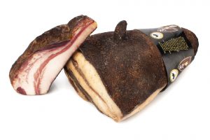 guanciale di suino nero