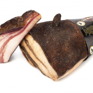 guanciale di suino nero