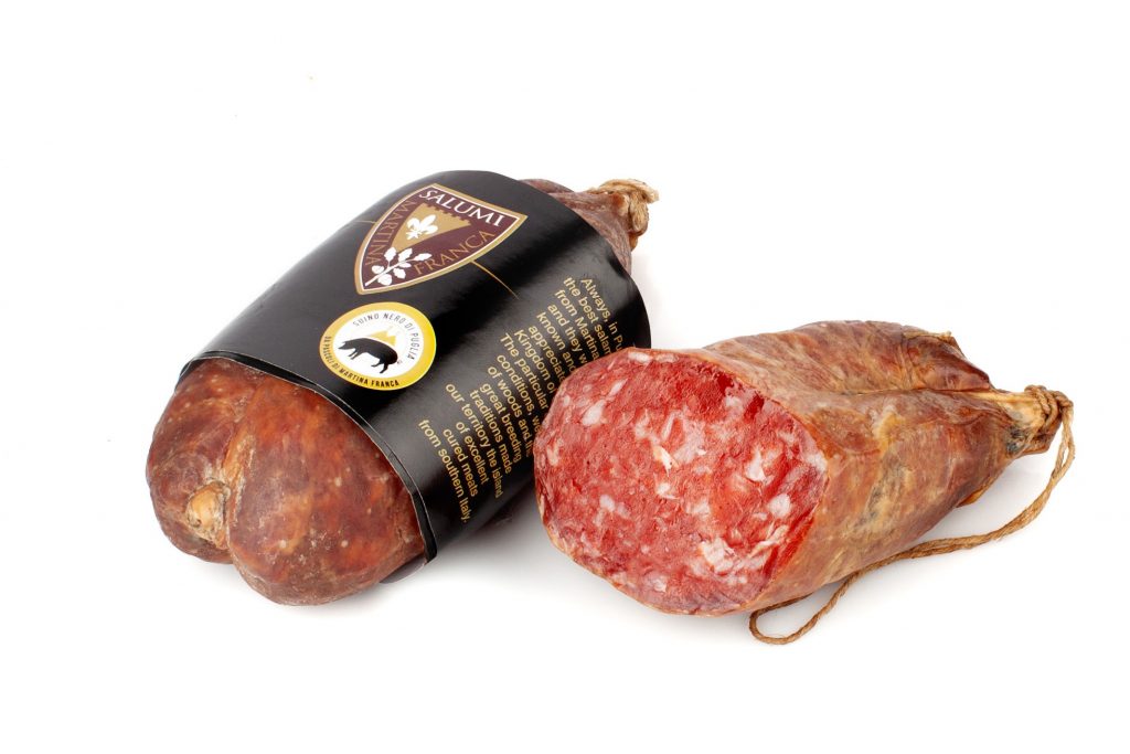 soppressata dolce di suino nero pugliese